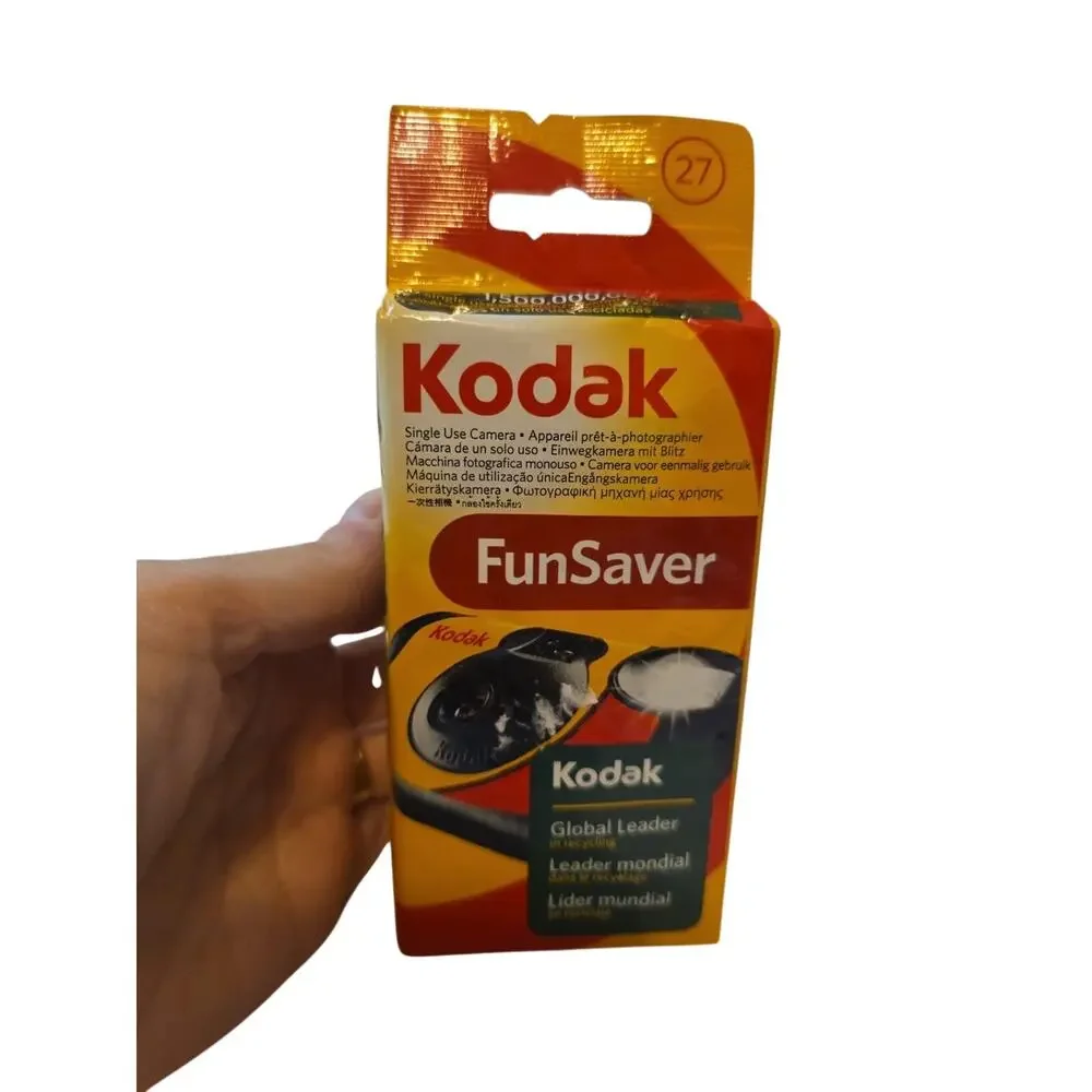 Vintage KODAK FunSaver Disposable Camera 27 Exposures 35mm Expired 5/2013